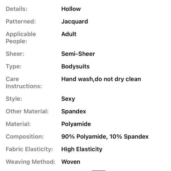 Beige Tan Hollow Out Floral Pattern Sleeveless Fishnet Bodysuit - Picture 8 of 8